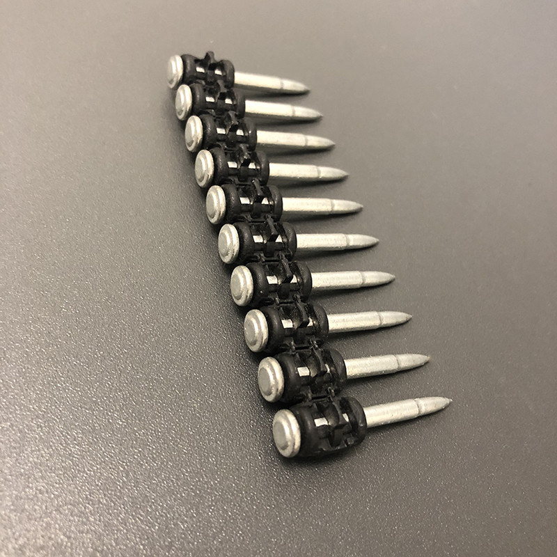 BX3 Plastic Collated Concrete Nails Galvanized High Hardness Steel 22mm