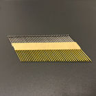 34 Degree Clipped Head Framing Nails 3.06x75mm Smooth Shank Paper Yellow Coating