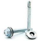 5.5x55mm Galvanized Outdoor Screws Roofing Full Thread With EPDM Washer