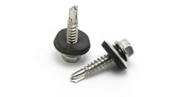 Hex Head Self Tapping Roofing Screws M5.5x55mm With Rubber Washer