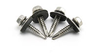 Hex Head Self Tapping Roofing Screws M5.5x55mm With Rubber Washer