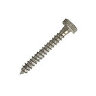 Hex Head Lag Hot Dipped Galvanized Screws 3/4″ Coarse Thread Gimlet Tip For Wood