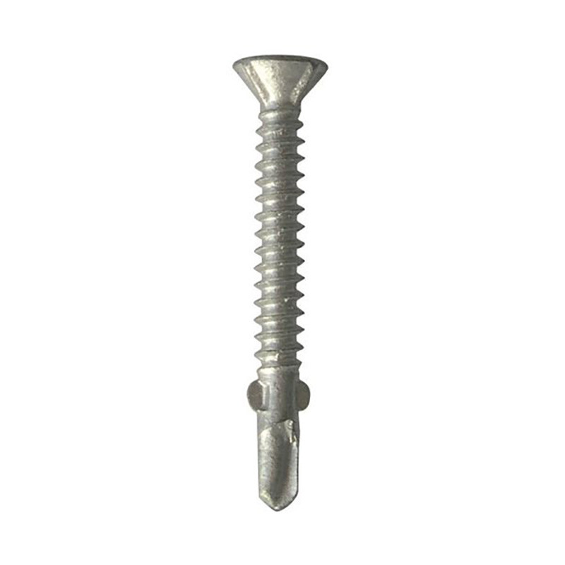 C3 Galvanized Self Drilling Screws Wing Tip Countersunk Rib Head Screws