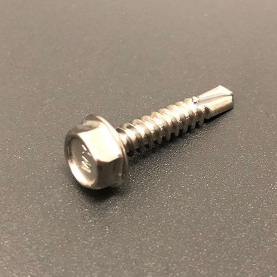 Coil Collated Hex Flange Head Self Drilling Screw M4.8 X 25mm For Metal Fastening
